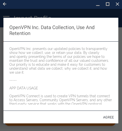 Install OpenVPN Connect on Chromebook