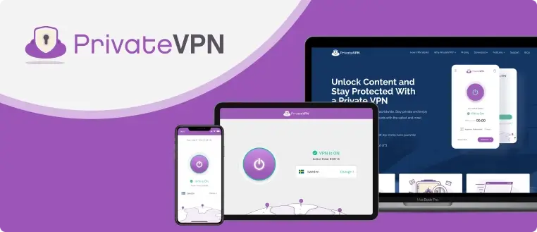 PrivateVPN Banner