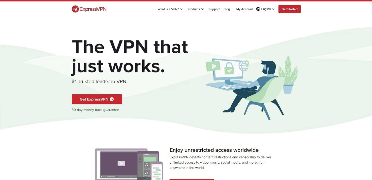 Servicio de VPN ExpressVPN