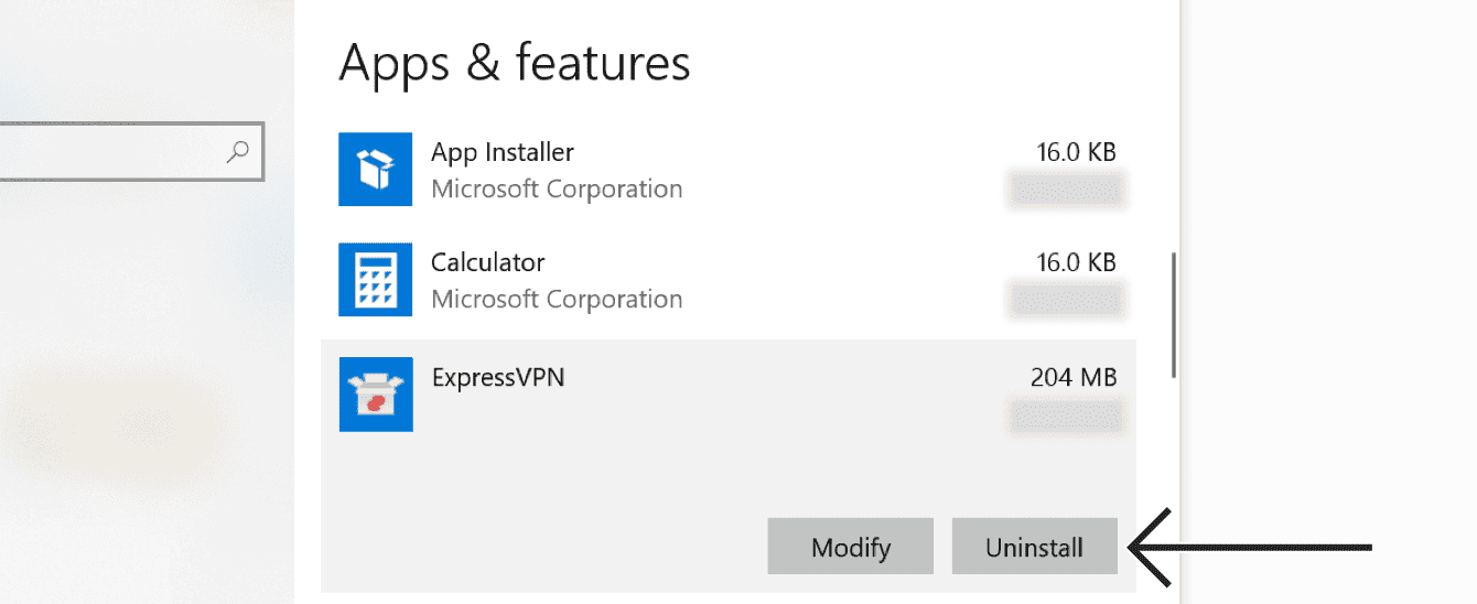 Click "Uninstall."
