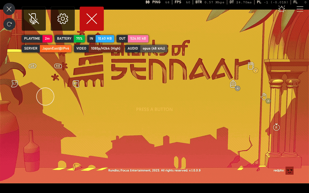 Stream menu