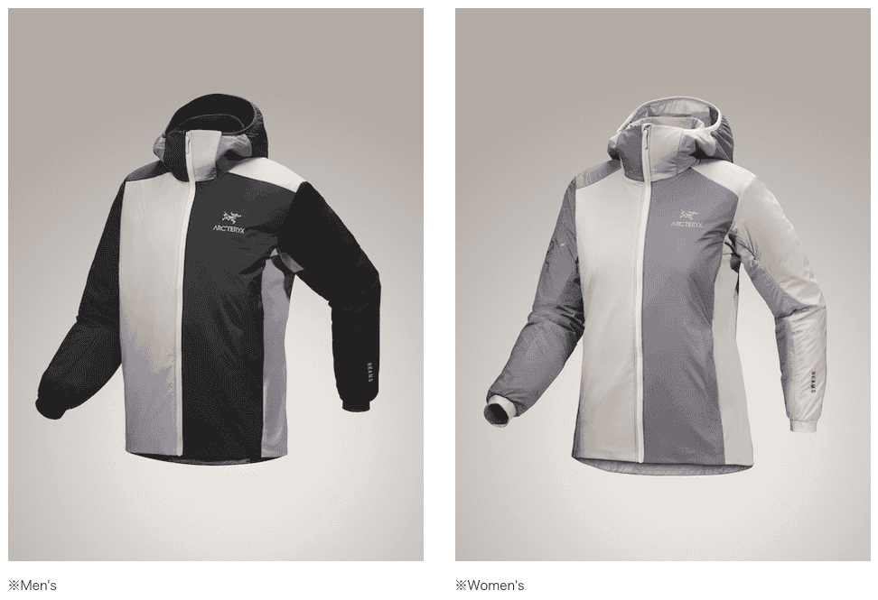 Atom Hoody，44000日元，重量：370g、310g
