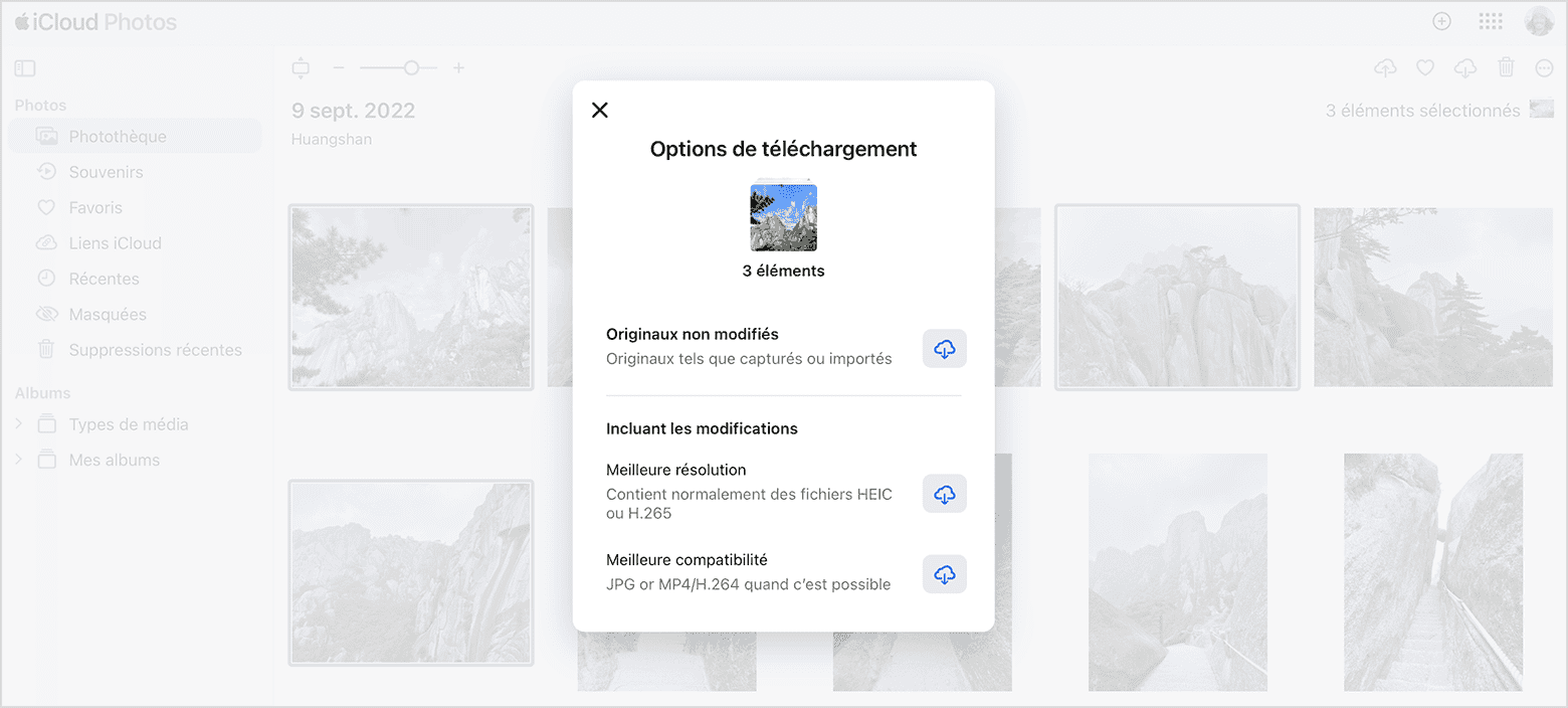 Configuration et utilisation de Photos iCloud
