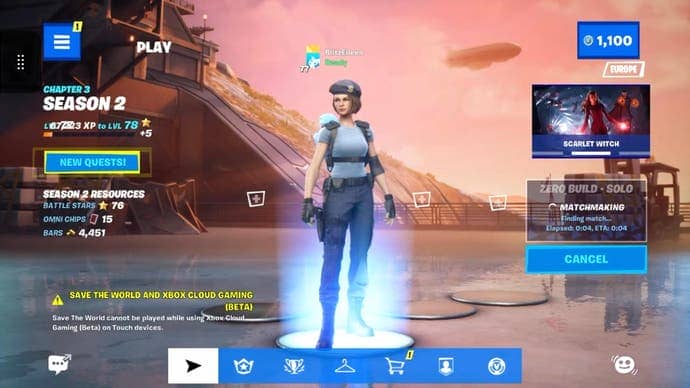 How to play Fortnite Xbox Cloud Gaming on iOS and Android