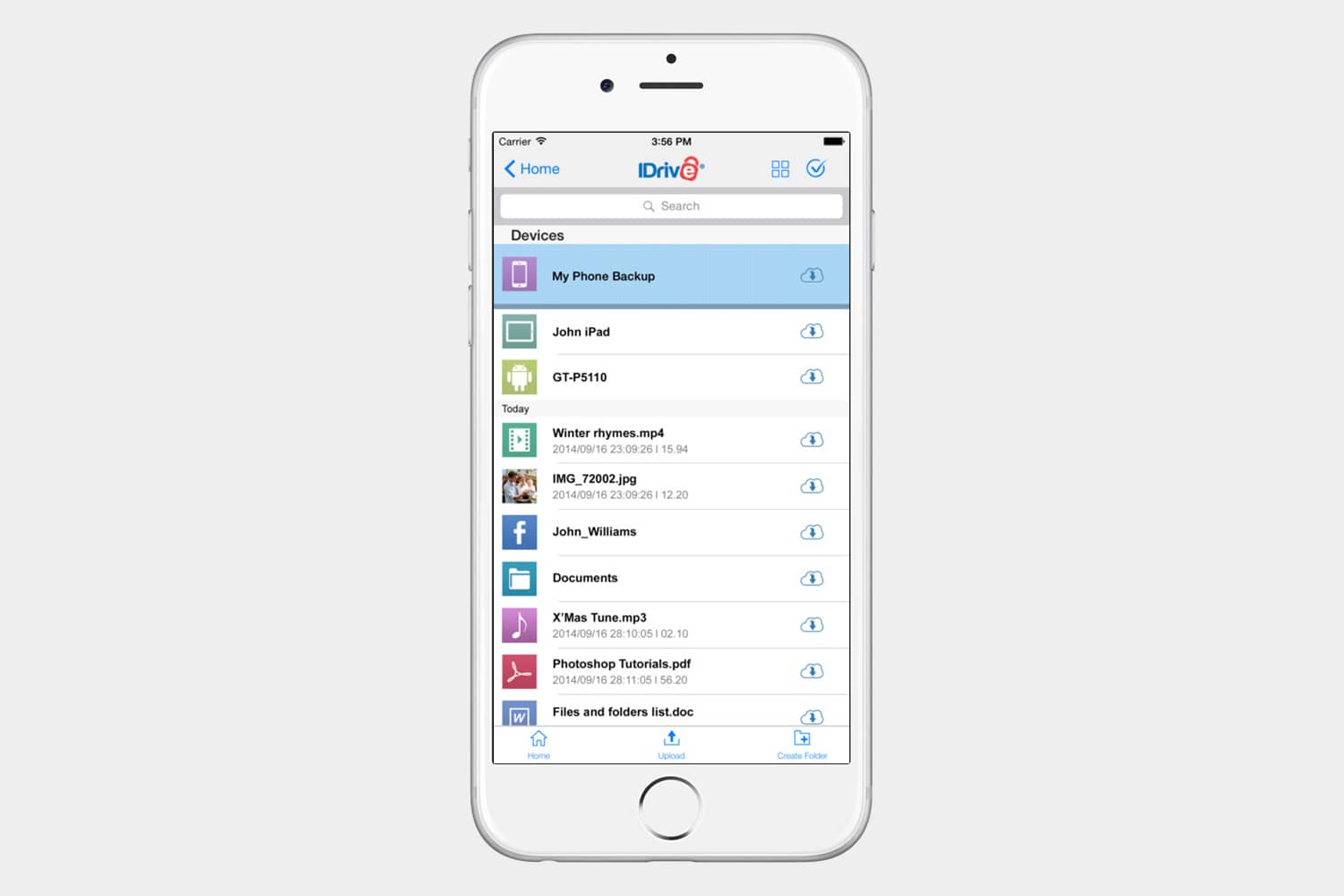 idrive ios cloud storage app