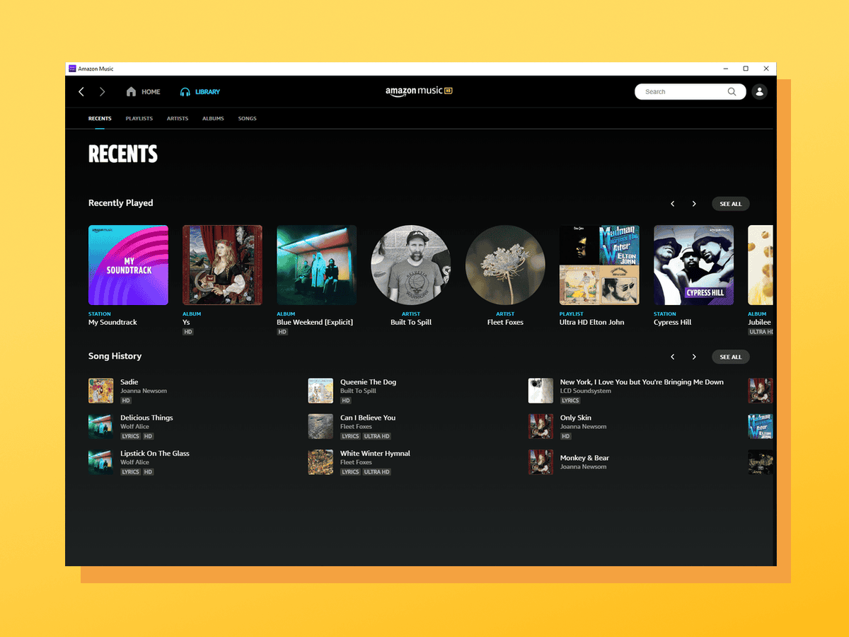 Amazon Music Unlimited (from £3.99 per month)