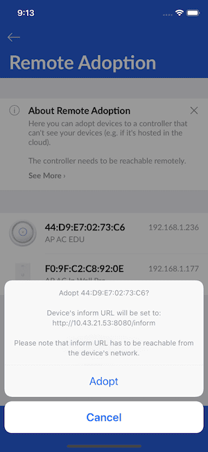 iOS Adopt