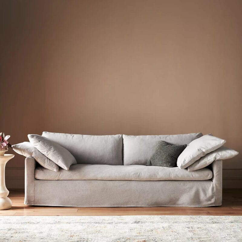 Best cloud couch dupe: Anthropologie's Upcycled Wells Sofa