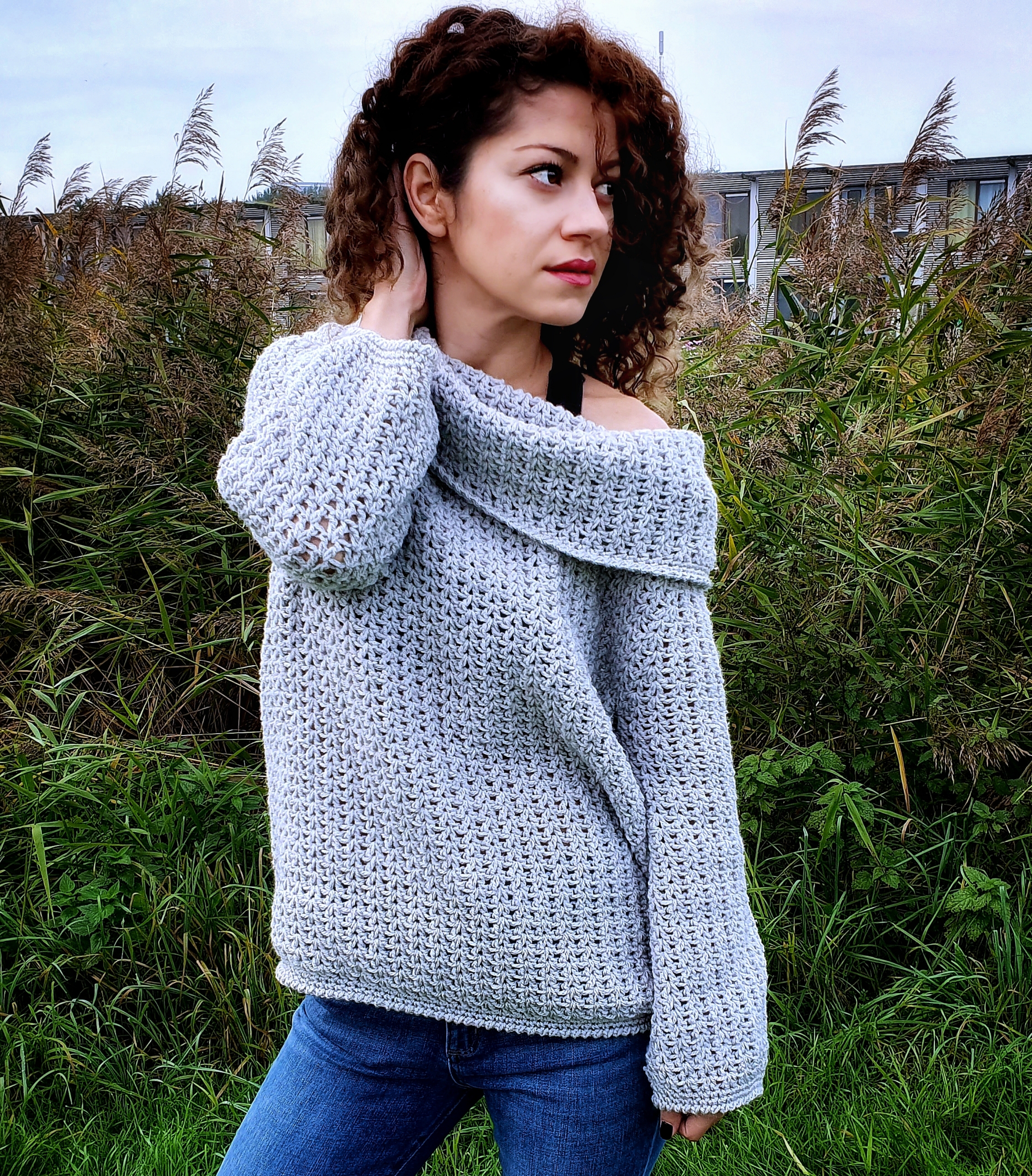Rainy Cloud Jumper. Free Pattern & Video Tutorial