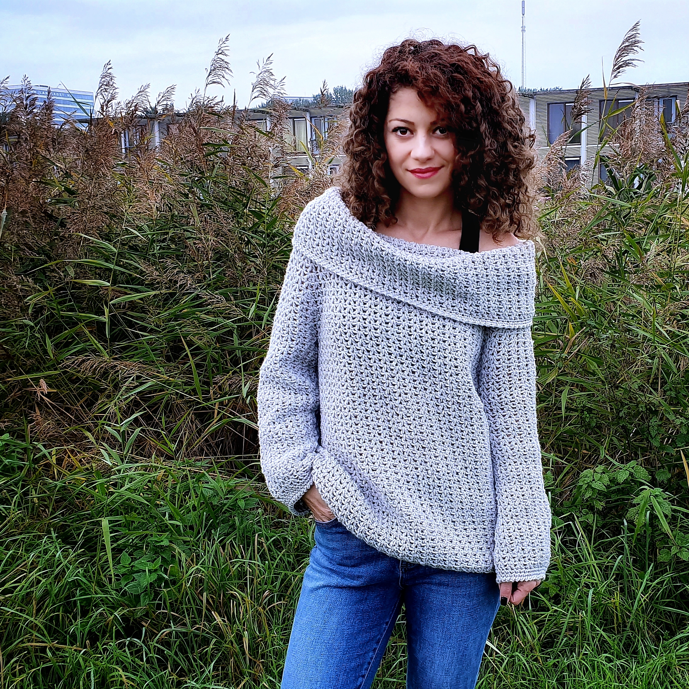 Rainy Cloud Jumper. Free Pattern & Video Tutorial