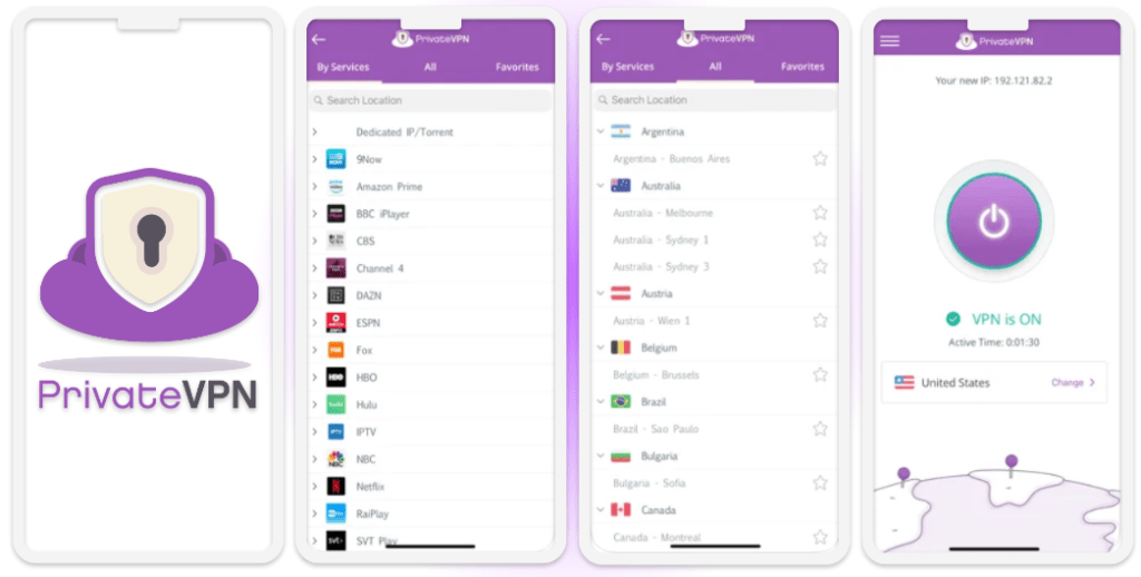 7. PrivateVPN——直观的中文版本iOS应用以及较快的速度