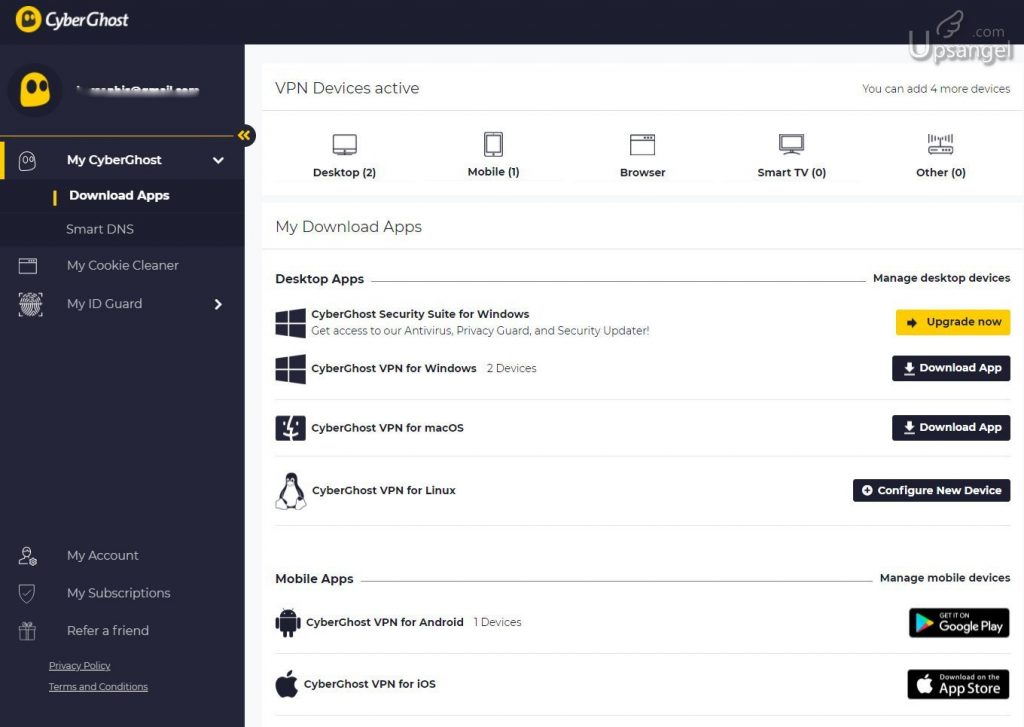 CyberGhost_VPN_web_portal