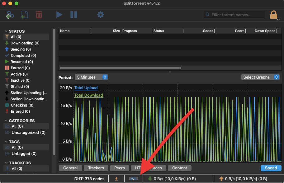 qBittorrent 速度