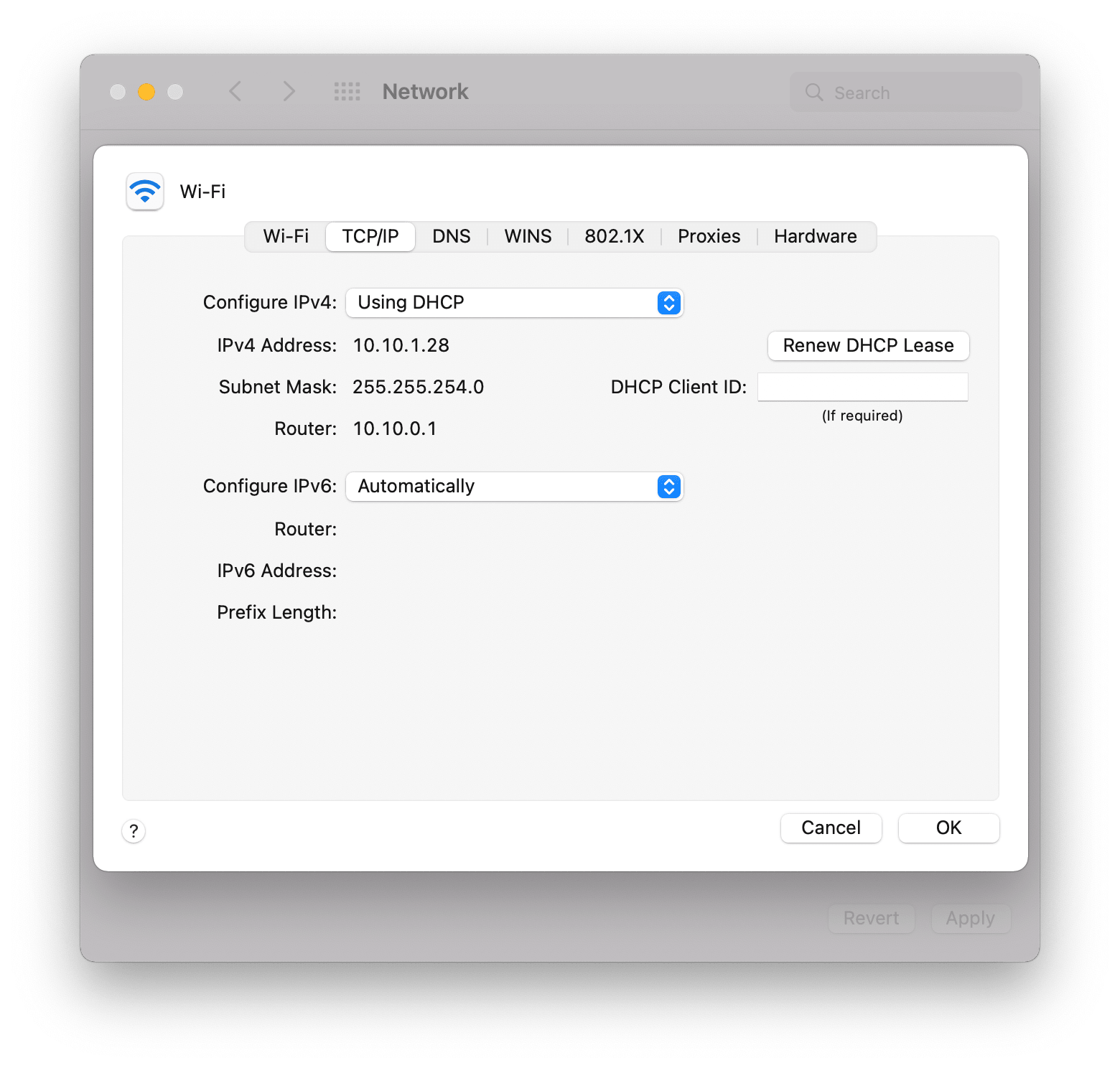 IPv6 unter MacOS konfigurieren